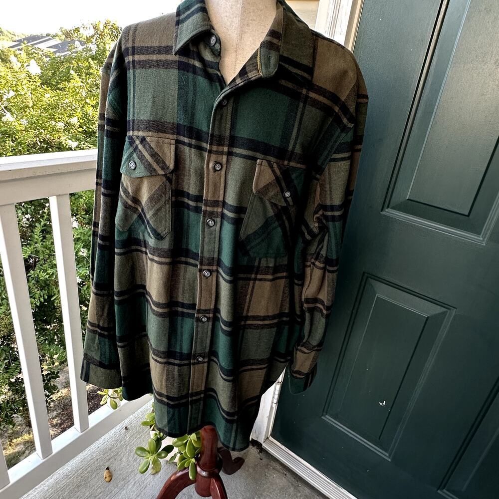 Anchorage Expedition Men's Plaid Flannel Shirt XL Soft Quality Fall Autumn - Picture 2 of 5